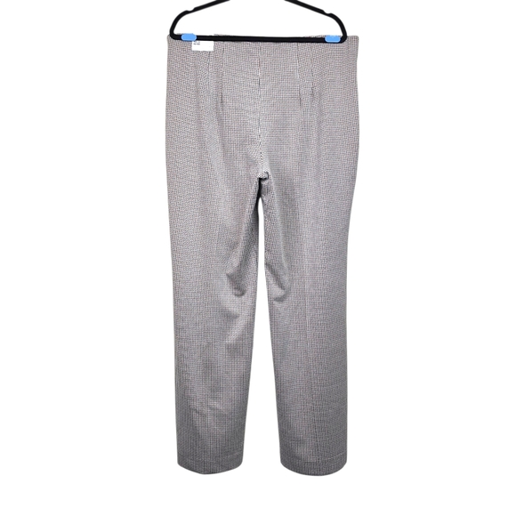 Express Womens Tan Black Houndstooth Print High Rise Wide Leg Pants Size XL NWT - Picture 3 of 7